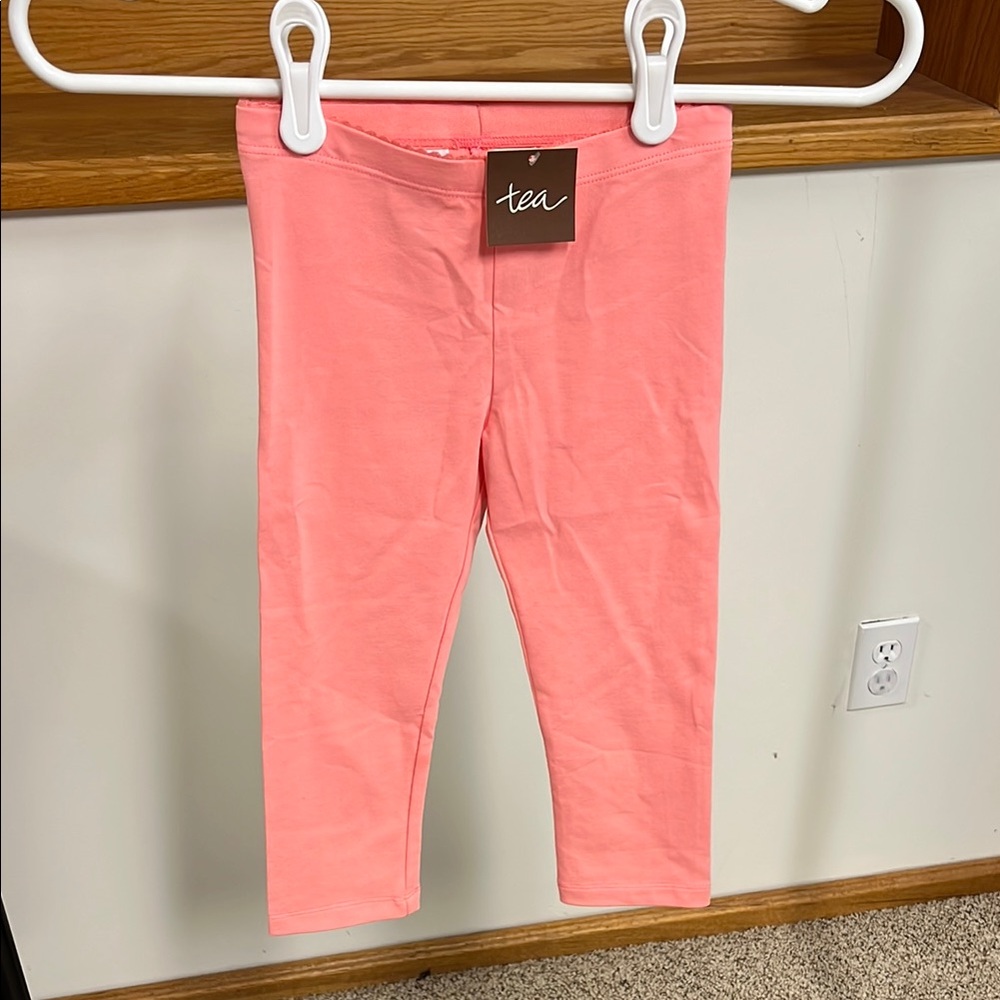 Tea Collection Pink Kids Leggings